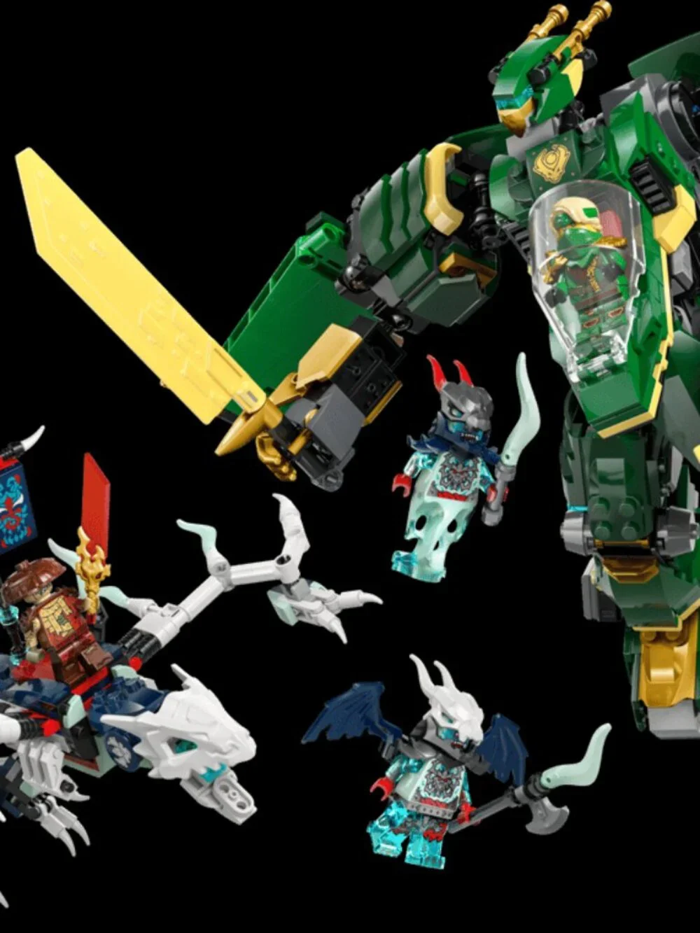New & Sealed Lego NINJAGO Lloyd's Jet Mech Collectible Set 71845